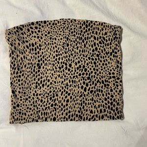 Brandy Melville patterned tube top